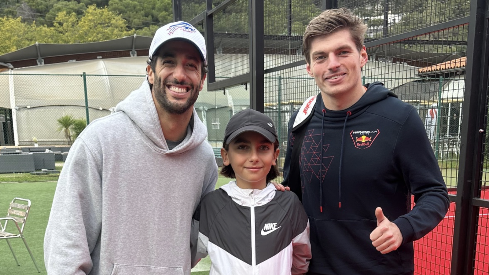 Daniel Ricciardo and Max Verstappen